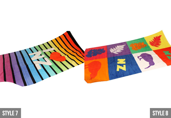 $19.99 for a Kiwiana Beach Towel - Available in 13 Designs