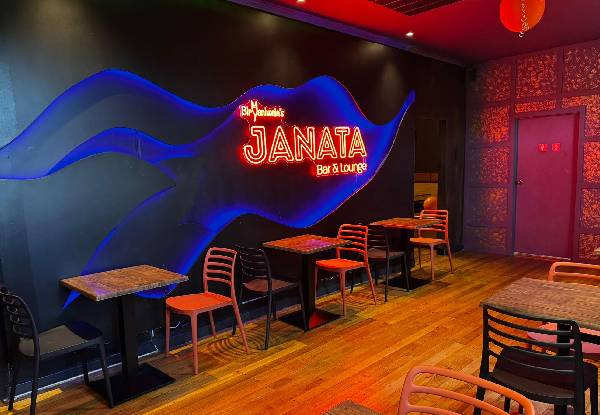 $50 Voucher Towards Food & Beverages for Two People at Janata Bar