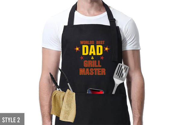 Father's Day Apron - Three Styles & Two-Pack Available