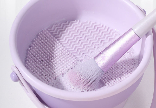 Two-in-One Makeup Brush Cleaning & Drying Bowl - Two Colours Available