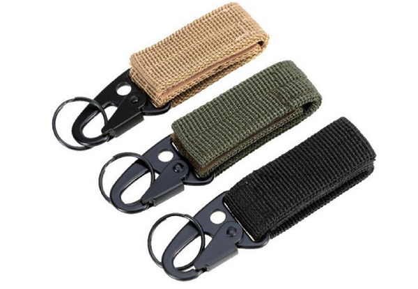 Three-Piece Carabiner Tactical Webbing Military Fan Belt