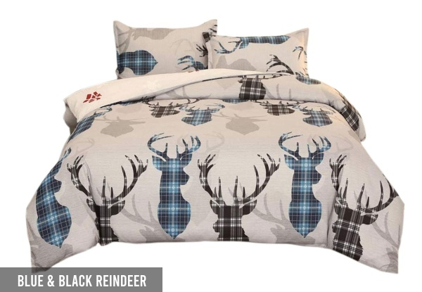 Christmas Duvet Cover Set - Available in Thee Styles & Four Sizes