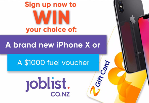 Go in the Draw to Win Your Choice of a New iPhone X or a $1000 Fuel Voucher