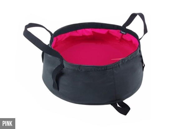 $19.99 for a Portable Camping Bath – Available in Six Colours