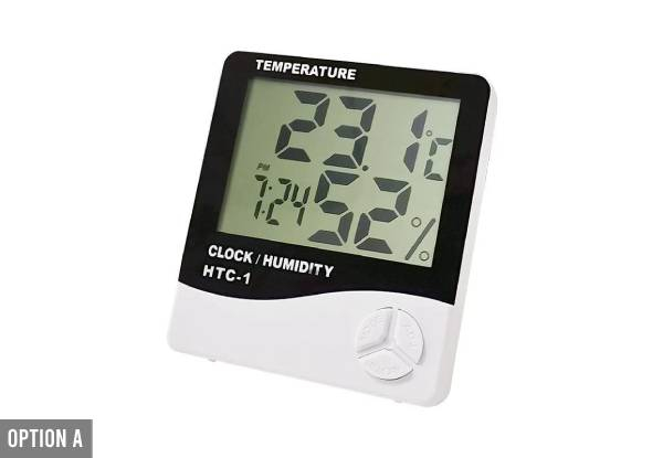 Indoor Digital Hygrometer - Two Options Available