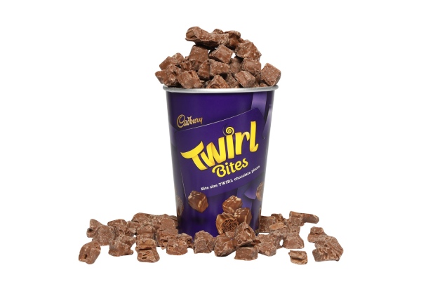 Six-Pack of Cadbury Twirl Bites 300g Tub