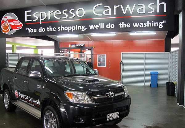 Express Wash ++ incl. Acid Wheel Treatment, Showroom Shine Wax & Polish - Option for Supreme Groom ++ incl. Engine Steam Clean & Odour Eliminator Treatment - Orakei Bay Village Location Only