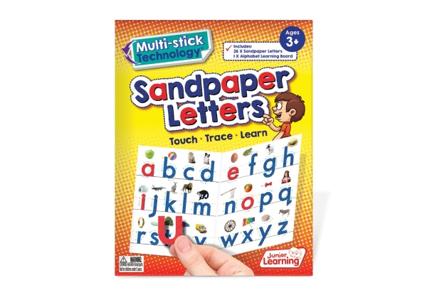 Multi-stick Sandpaper Letters