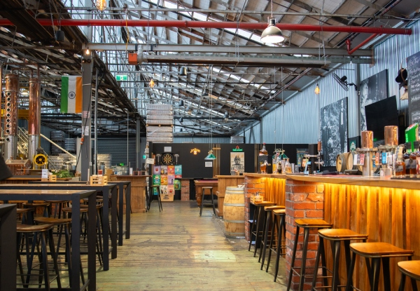 The Witching Hour Mini Golf Experience & Tapas or Entrees at Wild Kiwi Distillery - Options for Two, Four or Six People
