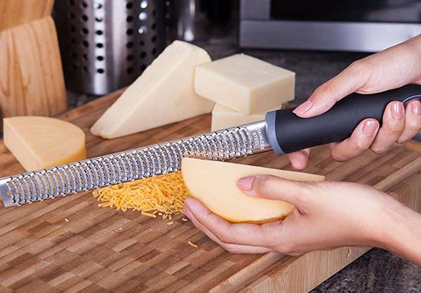 Ultra-Sharp Fine Cheese Microplane Grater & Zester - Option for Two-Pack
