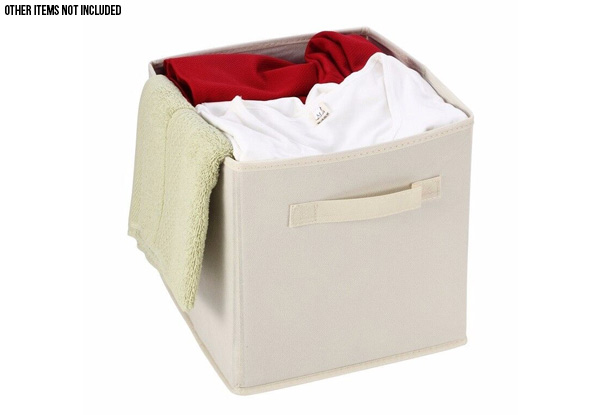 Six-Pack of Collapsible Fabric Storage Cubes