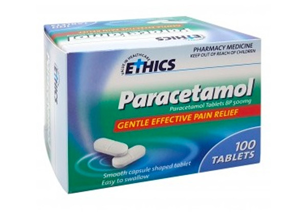 100 Tablets of Ethics Paracetamol 500mg - Option for 100 Tablets of Ethics Ibuprofen 200mg