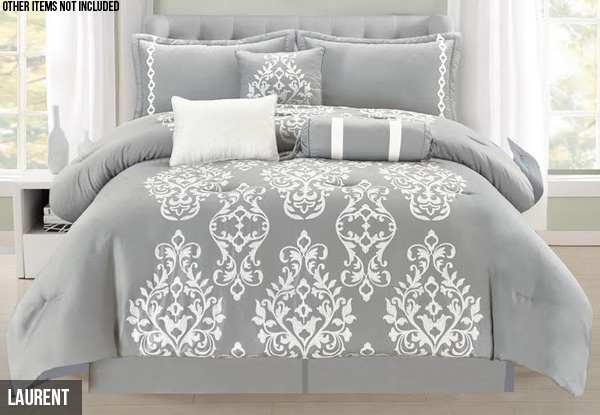 Seven-Piece Morgan Comforter Set - Three Designs Available