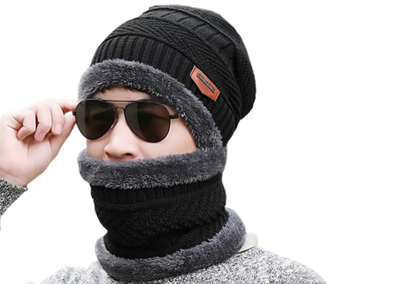 Unisex Beanie Cap & Neck Warm Set - Available in Three Colours