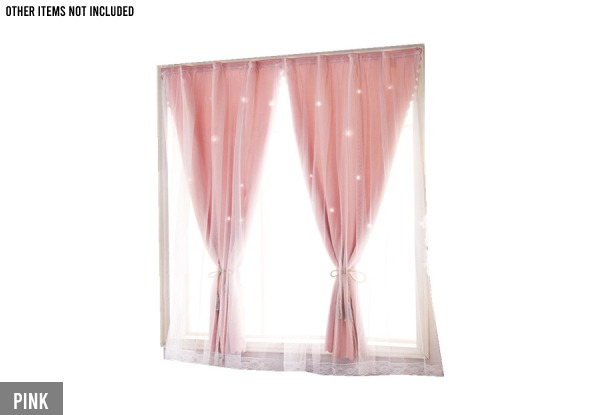 Gauze Curtains - Four Colours Available - Option for Two