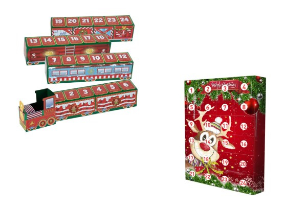 Christmas Advent Calendar - Two Styles Available & Option for Two-Pack