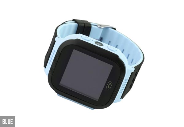 Kids' Touch Screen Smart Watch with SOS Monitoring, Remote Tracking & Flashlight - Two Colours Available