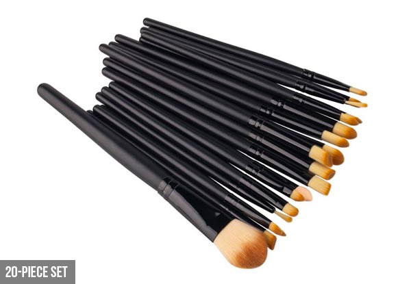 Make-Up Brush Sets - Options for 12-, 20- or 24-Piece Sets