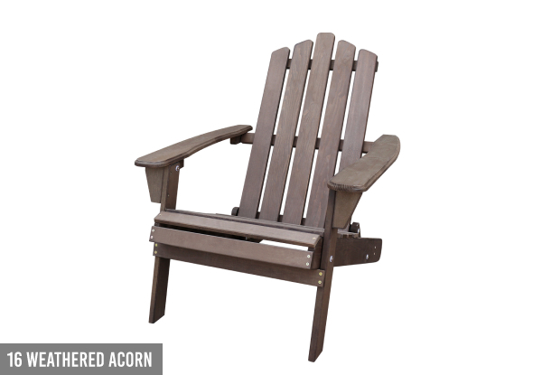 Wooden Adirondack Folding Chair Range - 10 Options Available