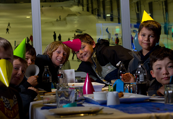 Children's Birthday Party Package for Six Children incl. 50-Minute Ski or Snowboard Instruction, Entry to the Snow, Rental Equipment, Themed Table Setting & Kids' Party Meal