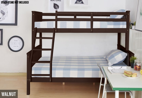 Chico Wooden Triple Bunk Bed - Two Colours Available