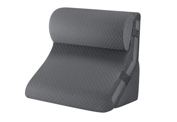 Three-Piece Wedge Pillow Set with Adjustable Headrest - Available in Two Colours
