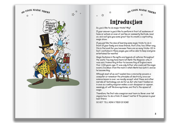 101 Cool Magic Tricks & 1001 Cool Gross Jokes Book Pack