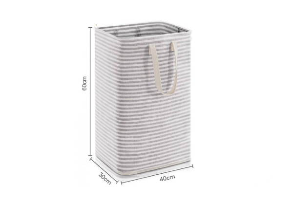 Two-Pack 75L Laundry Hamper - Available in Two Styles