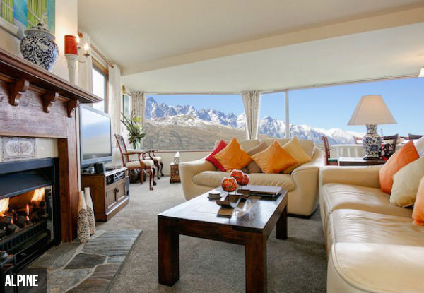 Per-Person Twin-Share Fly/Stay Queenstown Package at Four Star Alpine Suites or Highview Apartments incl. Spa Access, BBQ & More - Option for Three Nights