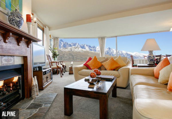 Per-Person Twin-Share Two-Night Fly/Stay Queenstown Package at Four-Star Alpine Suites or Highview Apartments incl. Return Flights, Spa Access, BBQ & More - Option for Three-Nights Available