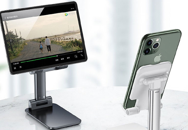 Foldable Adjustable Desk Tablet & Phone Holder