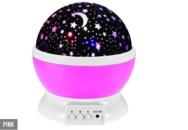 Night Light Projector - Three Colours Available