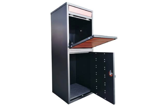 Outdoor Freestanding Metal Parcel Box