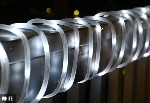 LED Solar Rope Lights - Two Colours & Lengths Available