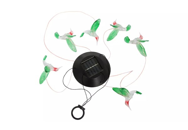Solar LED Hummingbird Wind Chime