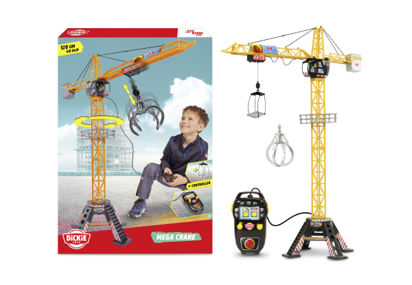 Dickie Remote Control 120cm Mega Crane Toy - Elsewhere Pricing $109.99