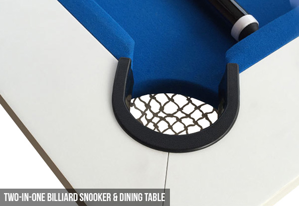 Billiard Table or Two-In-One Billiard Snooker & Dining Table