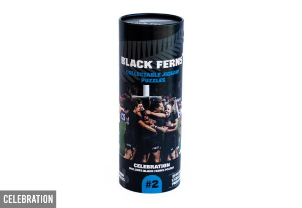 Official Black Ferns 1000-Piece Collectable Jigsaw Puzzle - Two Options Available - Elsewhere Pricing $40