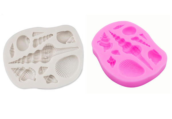 Seashell Silicone Cake Mould - Two Colours Available with Free Delivery