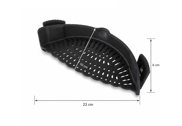 Clip-On Strainer Silicone for Pots & Pans