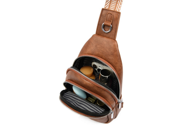 Leather Crossbody Sling Bag - Available in Four Colours & Option for Two
