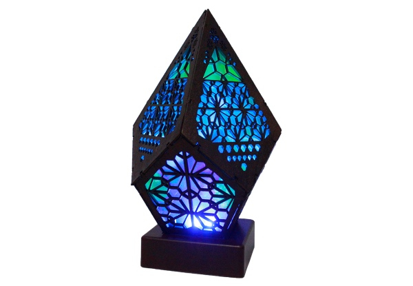 Bohemian Stained Glass Projection Lamp - Option for Two