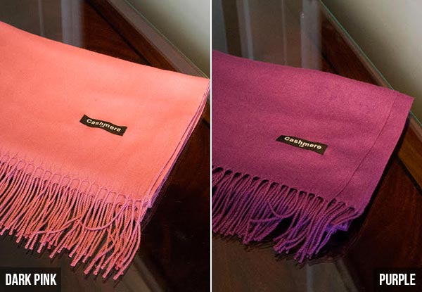 Cashmere Scarf - 14 Colours Available