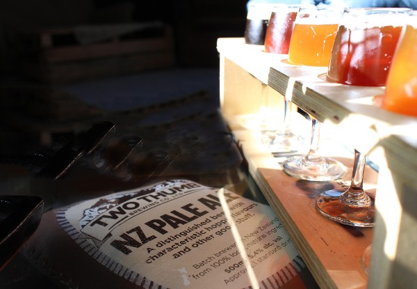 Ultimate Craft Beer Lover's Package for One Person incl. Brewery Tour, Tasting Tray, & Souvenir Merchandise Pack (T-Shirt, Cap, & Beer) - Valid Wednesday Evenings