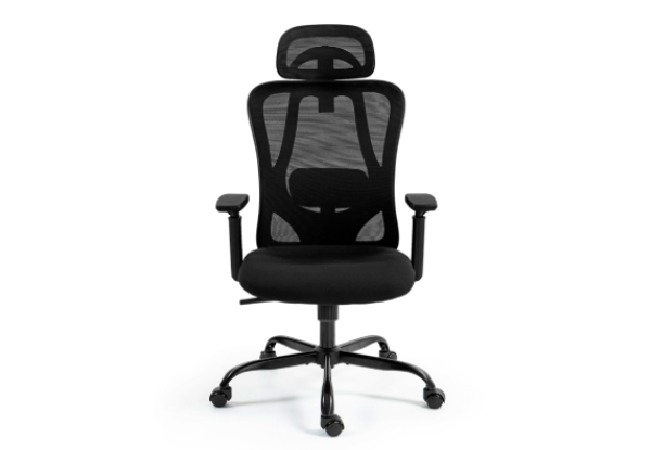 Black Ergonomic Mesh Office Chair