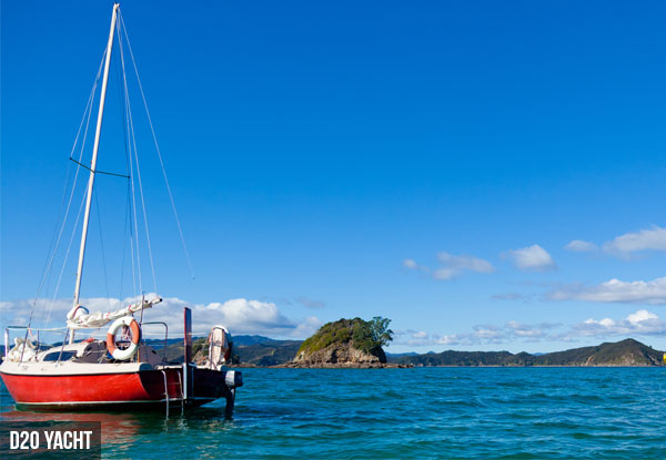 Per-Person Twin-Share Six-Day Learn to Sail & Sail Yourself Live Aboard Holiday for Two People in the Bay of Islands incl. Instructor - Options for a D20 or N25 Yacht