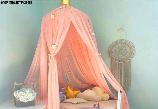 Kids Bed Canopy Mosquito Net - Three Colours Available with Free Delivery