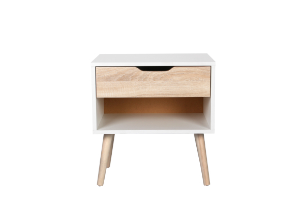 Modern Cube Drawer Bedside Table - Option for Two
