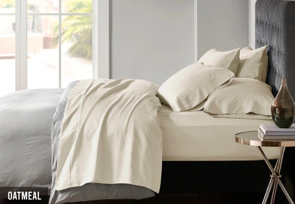 600TC Park Avenue Egyptian Cotton Sateen Sheet Set - Available in Four Colours & Two Sizes