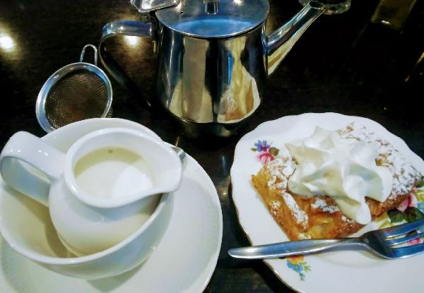 Two Regular Coffees & Any Two Handmade Slices for Two People to Enjoy at Vi's Historic Tea House